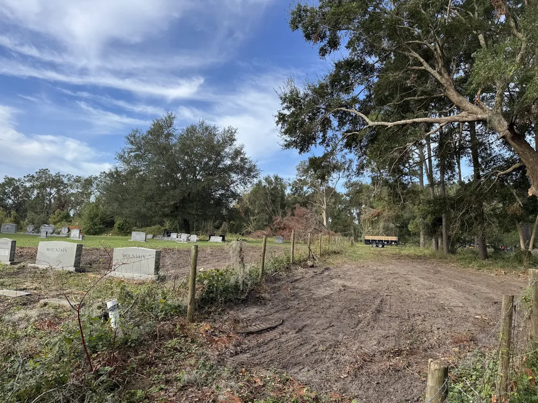 Cleared land ready for development